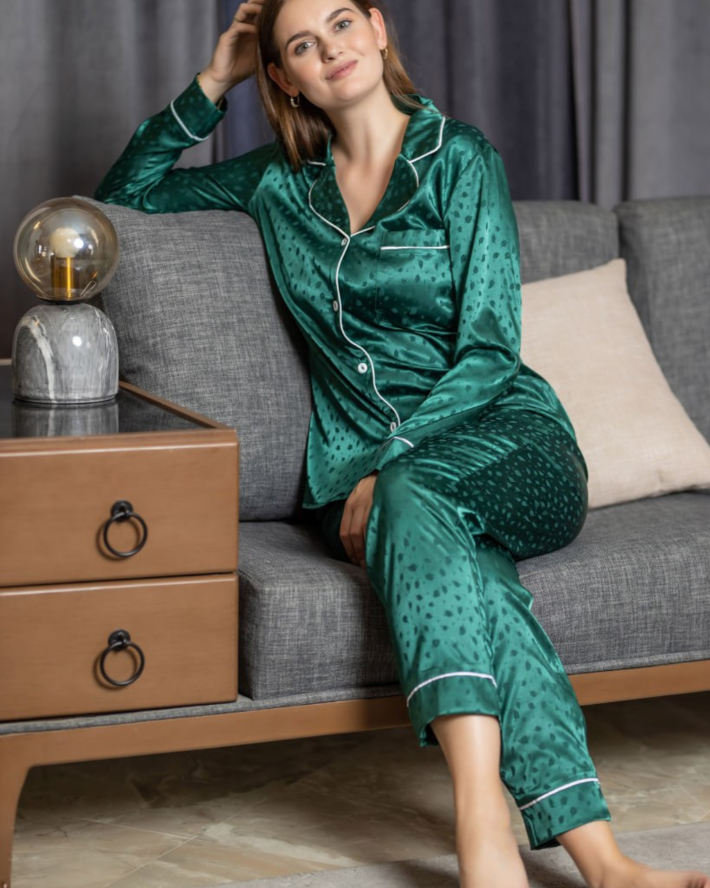 Midnight Jacquard Lounge Suit