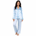 Button-Down Satin PJ Set
