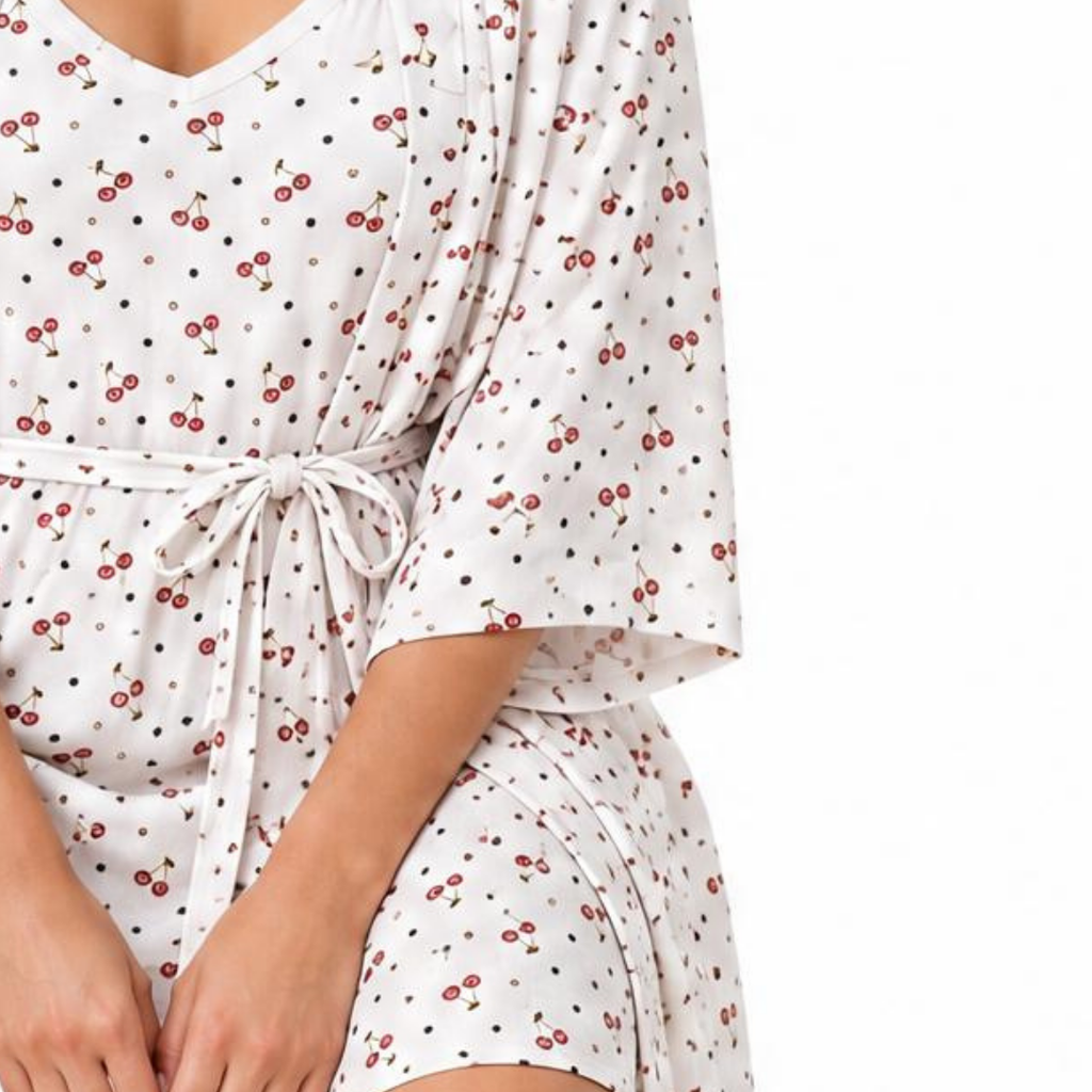 cotton Nightgown and Robe
