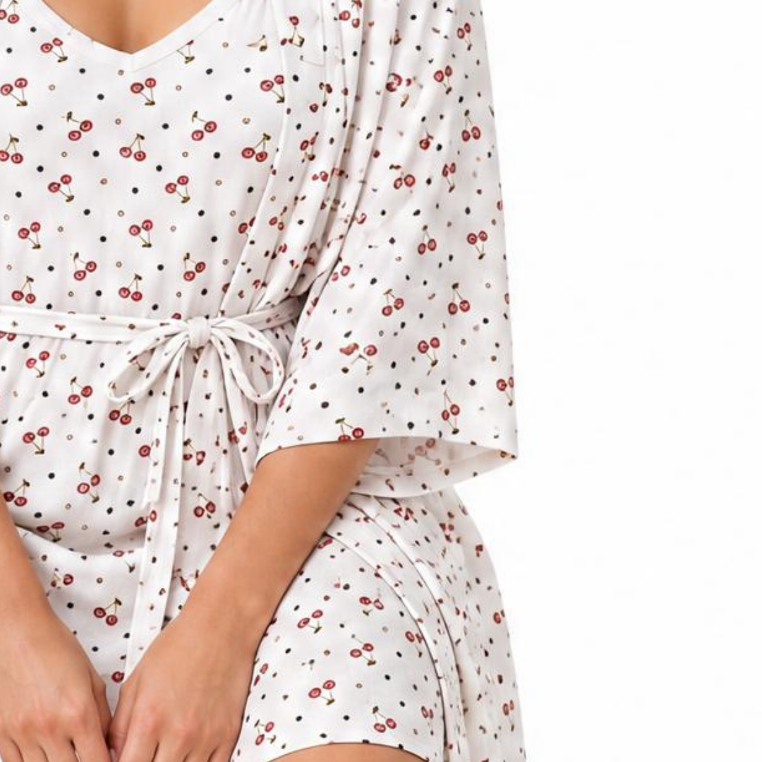 cotton Nightgown and Robe