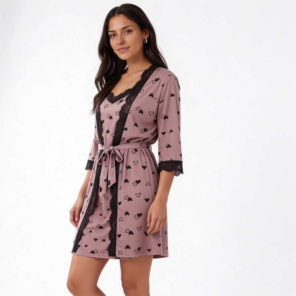 cotton nightgown & Robe