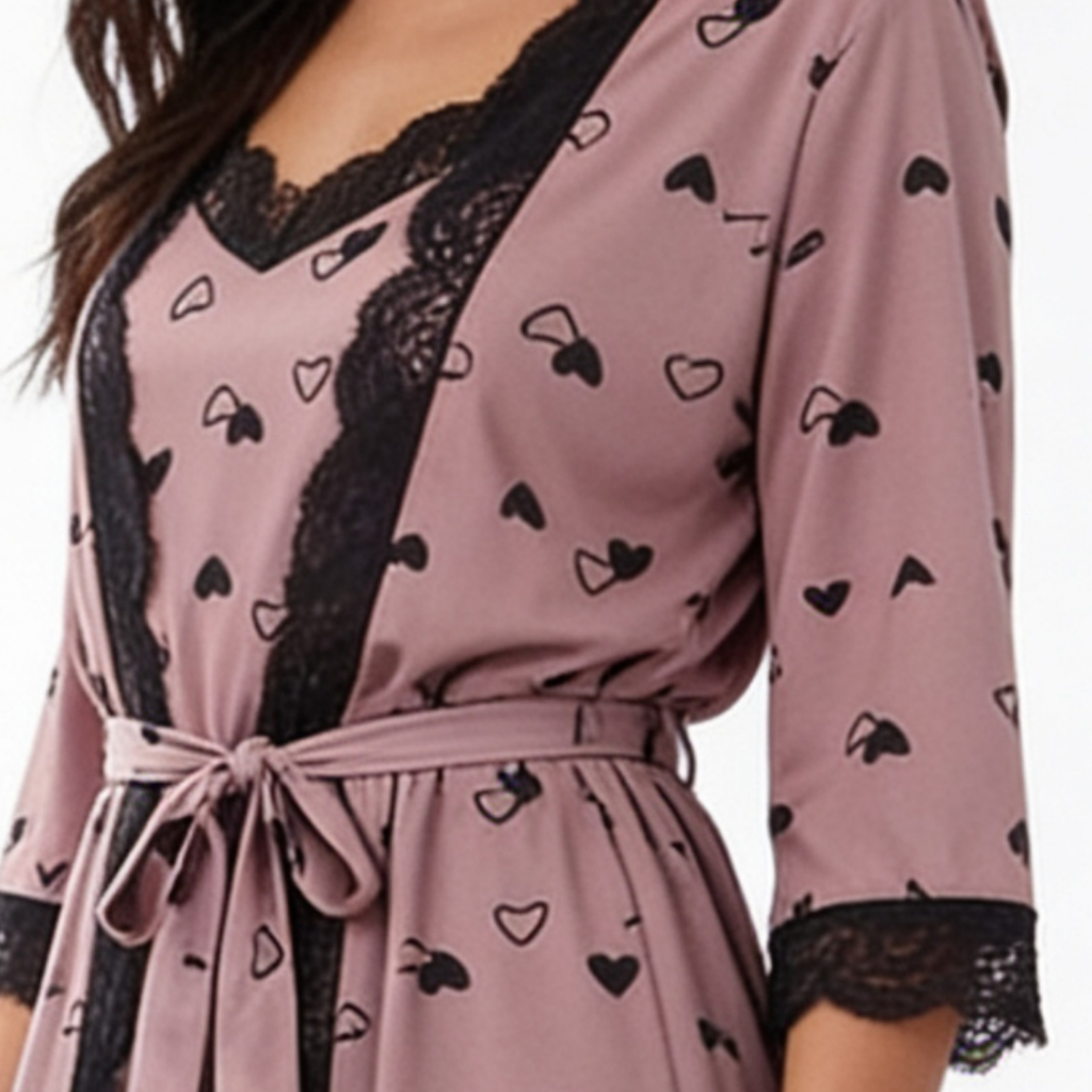 cotton nightgown & Robe